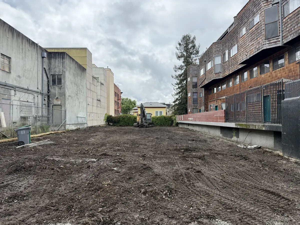 After: cleared, graded lot